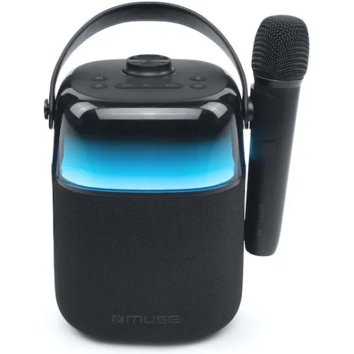 Muse Ηχείο Karaoke με Ασύρματο Μικρόφωνο και Εφέ Φωτισμού M-520 KA Μαύρο