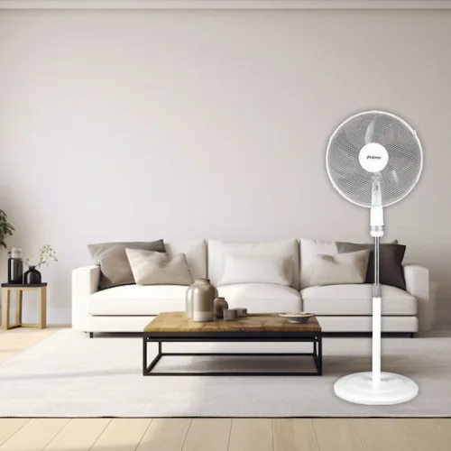 Primo PRSF-80446 Ανεμιστήρας Ορθοστάτης 50W Διαμέτρου 40cm ΛευκόςΚωδικός: 800446
