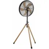 Ανεμιστήρας Ορθοστάτης PRSF-80580 Primo 18'' 45εκ. Μεταλλικός Με Wooden Finish Τρίποδο Μαύρος