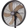 Ανεμιστήρας Ορθοστάτης PRSF-80580 Primo 18'' 45εκ. Μεταλλικός Με Wooden Finish Τρίποδο Μαύρος