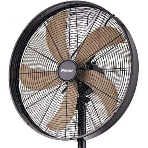 Ανεμιστήρας Ορθοστάτης PRSF-80580 Primo 18'' 45εκ. Μεταλλικός Με Wooden Finish Τρίποδο Μαύρος