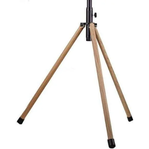Ανεμιστήρας Ορθοστάτης PRSF-80580 Primo 18'' 45εκ. Μεταλλικός Με Wooden Finish Τρίποδο Μαύρος