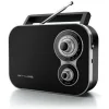 Muse M-051 R Retro Φορητό Ραδιόφωνο Ρεύματος / Μπαταρίας Μαύρο