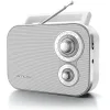 Muse M-051 R Retro Φορητό Ραδιόφωνο Ρεύματος / Μπαταρίας Λευκό