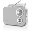Muse M-051 R Retro Φορητό Ραδιόφωνο Ρεύματος / Μπαταρίας Λευκό