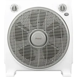 Ανεμιστήρας Box Fan PRBF-80452 Primo 12'' 30εκ. Λευκός-Γκρι