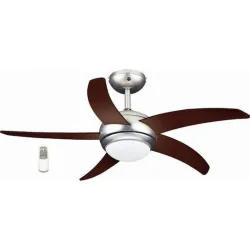 Ανεμιστήρας Οροφής PRCF-80424 Primo 44'' 110εκ. Με Τηλεχειριστήριο 1Φως 5Φτερά Wenge