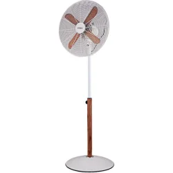 Ανεμιστήρας Ορθοστάτης PRSF-80620 Primo 16'' 40εκ. Λευκός - Ξύλο