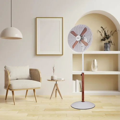 Primo PRSF-80620 Ανεμιστήρας Ορθοστάτης 50W Διαμέτρου 40cm ΛευκόςΚωδικός: 8005620