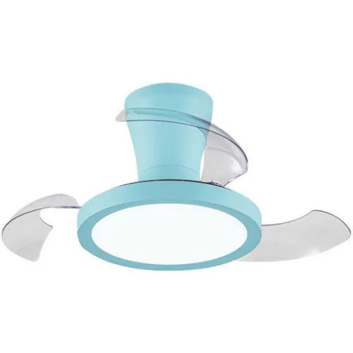 Primo Prcf-80685 Ανεμιστήρας Οροφής 66.04cm με Φως Διάφανος / ΜπλεΚωδικός: 800685