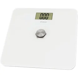 Ζυγαριά Σώματος Kinetic PRBS-40466 Primo 180Kg Υάλινη Λευκή