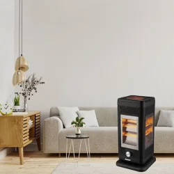 Θερμάστρα Χαλαζία PRQH-81118 Primo 2000W Μαύρη