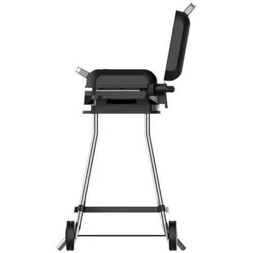 Primo PRBQ-40499 Επιδαπέδια Ηλεκτρική Ψησταριά Λείας και Αυλακωτής Πλάκας 3050W με Καπάκι και Ρυθμιζόμενο Θερμοστάτη 41.8x37.3εκ.