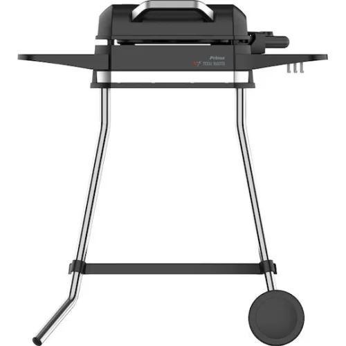 Primo PRBQ-40499 Επιδαπέδια Ηλεκτρική Ψησταριά Λείας και Αυλακωτής Πλάκας 3050W με Καπάκι και Ρυθμιζόμενο Θερμοστάτη 41.8x37.3εκ.