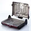 Ψηστιέρα Παραδοσιακή AB661 Primo 1200W 2πλή σχάρα 34X25εκ. Κόκκινη