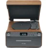 Muse MT-118AΤ Πικάπ με Ενσωματωμένα Ηχεία Καφέ
