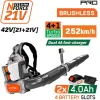 NAKAYAMA Pro EC1723X44 Φυσητήρας Πλάτης Βrushless Μπαταρίας 42V,Li-Ion,2x4.0Ah,252km/h