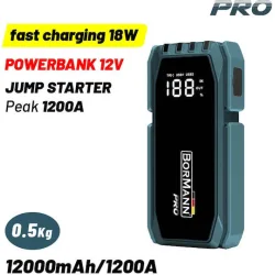 Bormann Pro BBC8530 Φορητός Εκκινητής Μπαταρίας Αυτοκινήτου & Μοτοσυκλέτας 12000mAh με Power Bank / USB 12V 18W
Κωδικός: 085560