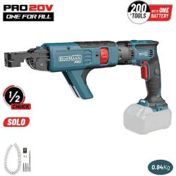BORMANN Pro BBP5155 Κατσάβιδι Γυψοσανίδας Μπαταρίας 20V, Li-Ion, 0-4000rpm, SOLO