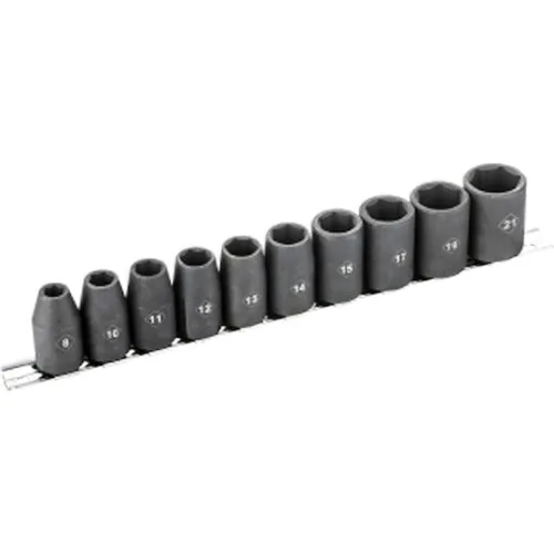 BORMANN Pro BHT7703 Σετ Καρυδάκια Αέρος 1/2'' , 8,10,11,1213,14,15,17,19,21mm, 10τεμ