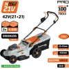NAKAYAMA Pro EC1726X44 Μηχανή Γκαζόν Μπαταρίας Brushless 42V,Li-Ion,2x4Ah,4A,Κοπή 43cm