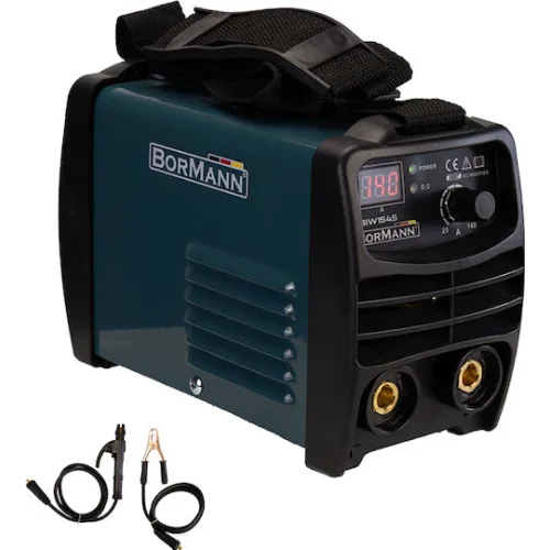 BORMANN BIW1545 Ηλεκτροκόλληση Inverter 140A,με Ψηφιακή Οθόνη & Εξαρτήματα
