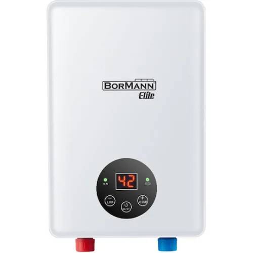 BORMANN Elite BTW3550 Επιτοίχιος Ταχυθερμοσίφωνας Μπάνιου Ηλεκτρικός Μονοφασικός 7Kw, Ip25