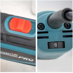BORMANN Pro BCP3050 Αλοιφαδόρος Έκκεντρος 600W,50mm/75mm,2000-6800Rpm,με Προεκκίνηση