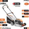 NAKAYAMA Pro PM5460 Χλοοκοπτική Βενζίνης,Ωθούμενη, 149cc, Πλάτος Κοπής 46cm, Κάδος 60L, 8 Θέσεις