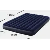 Intex Φουσκωτό Στρώμα Ύπνου Μονό Classic Downy 191x76x25εκ. ΜπλεΚωδικός: 64756
