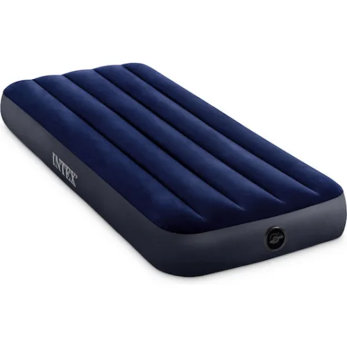 Intex Φουσκωτό Στρώμα Ύπνου Μονό Classic Downy 191x76x25εκ. ΜπλεΚωδικός: 64756