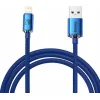 Baseus Crystal Shine Braided USB to Lightning Cable Μπλε 2m (CAJY000103)