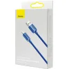 Baseus Crystal Shine Braided USB to Lightning Cable Μπλε 2m (CAJY000103)