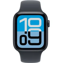 Apple Watch SE 3 Aluminium 40mm Αδιάβροχο με Παλμογράφο (Midnight Aluminium Case with Midnight Sport Band - S/M)