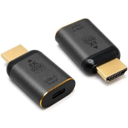 Powertech CAB-UC103 Μετατροπέας HDMI male σε USB-C female Γκρι