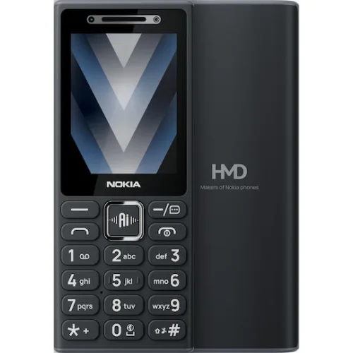 Nokia 200 4G Dual SIM Κινητό με Κουμπιά Μαύρο