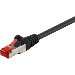 GOOBAY καλώδιο δικτύου 68699, CAT 6 S/FTP, copper, 250MHz, 30m, μαύρο