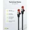 GOOBAY καλώδιο δικτύου 68699, CAT 6 S/FTP, copper, 250MHz, 30m, μαύρο