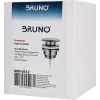 Bruno Pop Up Ορειχάλκινη Βαλβίδα Νιπτήρα Μπρούτζινη