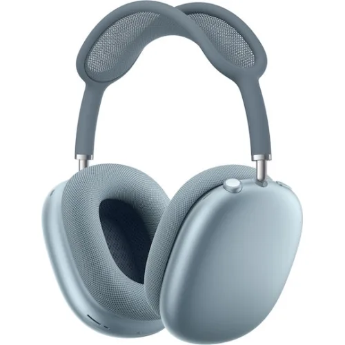 AirPods Max (2024) Ασύρματα / Ενσύρματα Over Ear Ακουστικά με 20 ώρες Λειτουργίας Blue