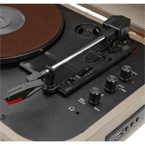 Πικάπ-Bluetooth MT-201BTG MUSE Με USB Γκρι