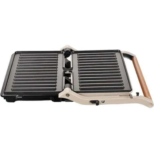 Τοστιέρα Panini PRPT-40493 Primo Αντικολλητικές πλάκες 1000W Wooden-Γκρι