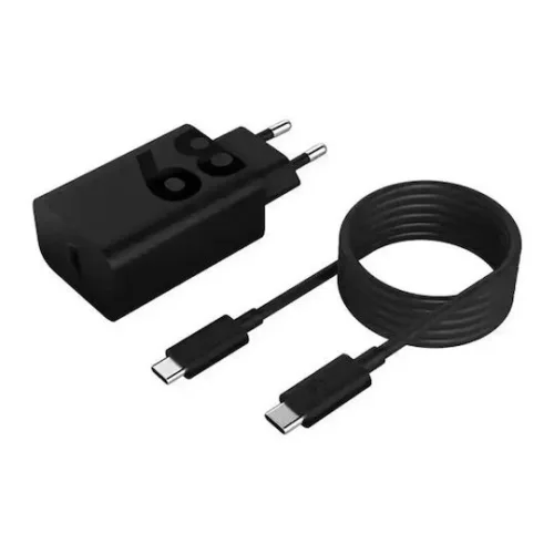 Lenovo Φορτιστής με Θύρα USB-C και Καλώδιο USB-C - USB-C 68W Μαύρος (ZG38C05739)