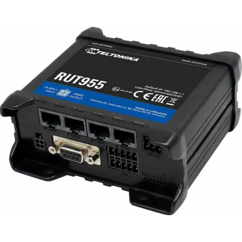 Teltonika RUT955 Ασύρματο 4G Router Wi-Fi 5 με 3 Θύρες