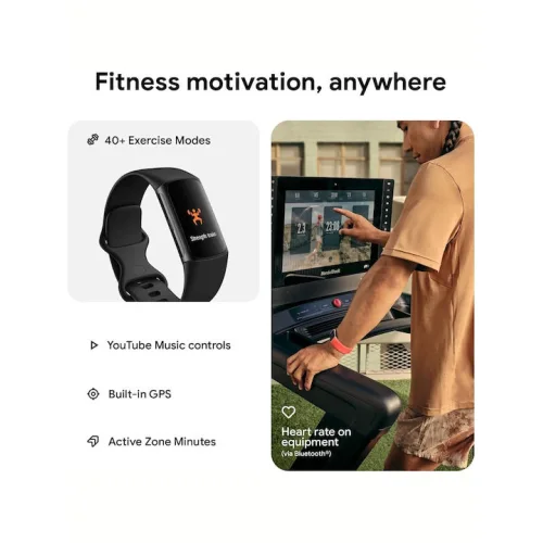 Fitbit Charge 6 Obsidian / Black Aluminum