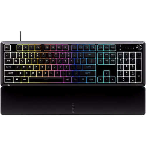 Corsair Skiff 100 Gaming Πληκτρολόγιο με RGB φωτισμό (Αγγλικό US)