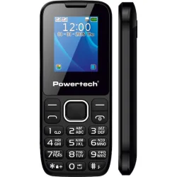 Powertech Milly Small III με Κάμερα Dual SIM Κινητό με Κουμπιά (Ελληνικό Μενού) Μαύρο