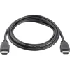 HP HDMI 1.4 High Speed 1080p 120Hz Cable HDMI male - HDMI male 1.8m ΜαύροΚωδικός: T6F94AA