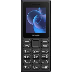 Nokia 110 (2024) Dual SIM Κινητό με Κουμπιά (Αγγλικό Μενού) Μαύρο