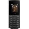 Nokia 105 4G (2024) Dual SIM Κινητό με Κουμπιά (Ελληνικό Μενού) Charcoal
